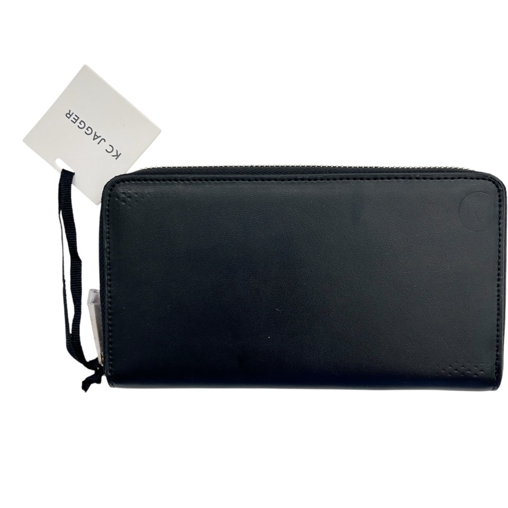 NEW KC Jagger Black Zip Wallet